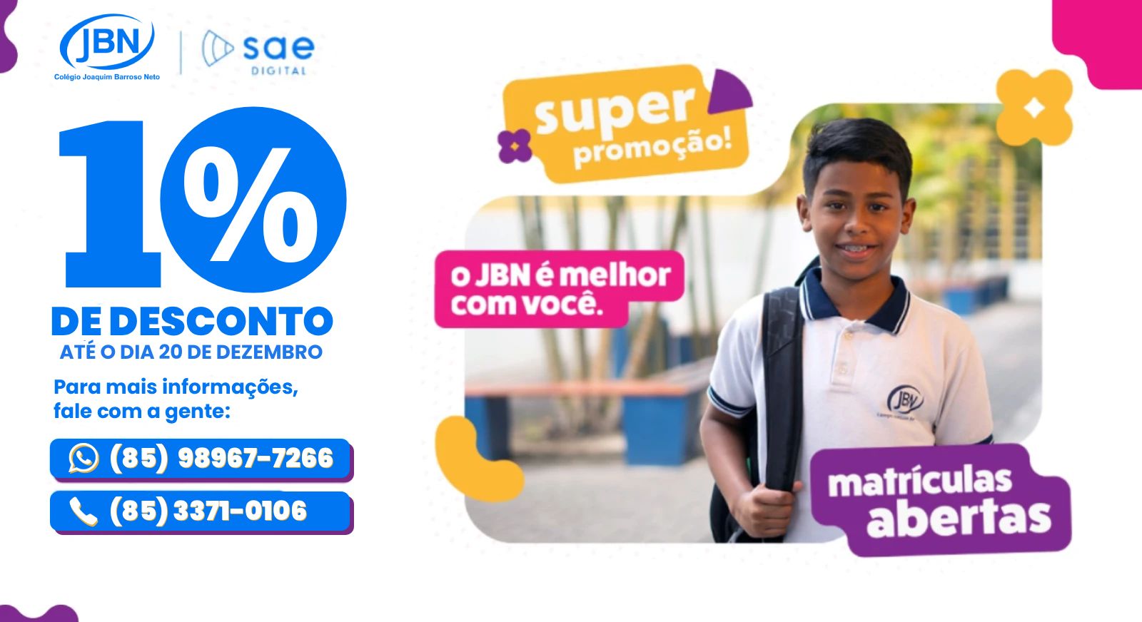 ATÉ O DIA 20 DE DEZEMBRO